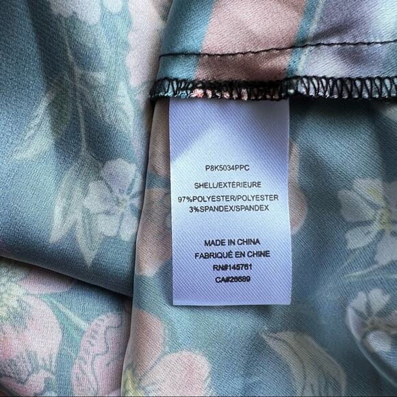 parker madison stripe floral shift dress size 8 - Picture 9 of 9